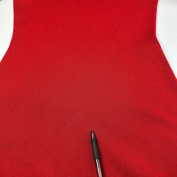 NWD JH Jessica Howard Red 3/4 Sleeve Sweater Dress Holiday Womens Petite Size PM - Picture 12 of 12
